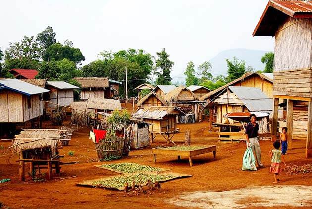 Laos Villages at Pakse, Laos Tours