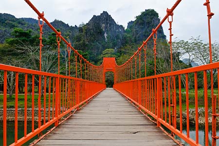 Red Bridge, Laos tour packages