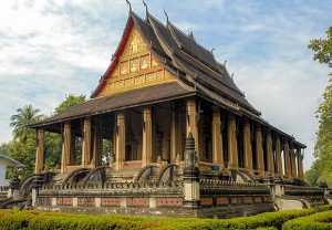 Outside Wat Sisaket temple, Laos Trips