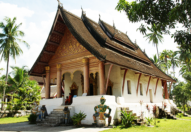 Wat Aham - a small temple in the heart of Laos