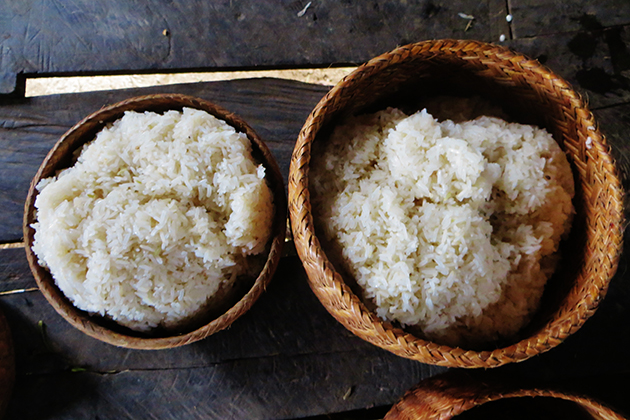 Sticky rice, Laos Tours
