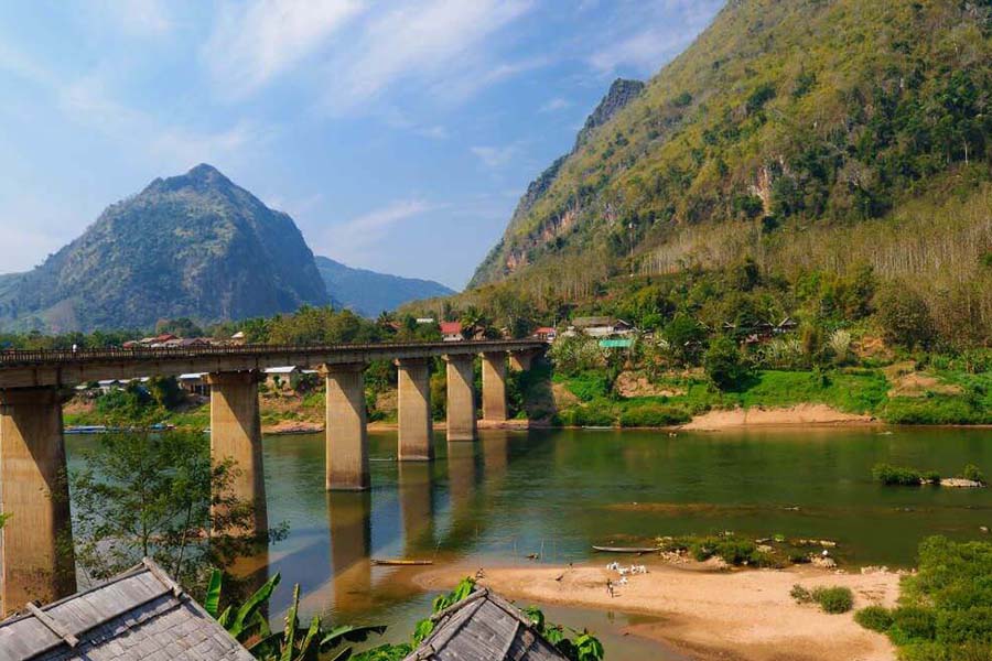Nong Khiaw – A Sleepy Village with Lush Green Landscapes