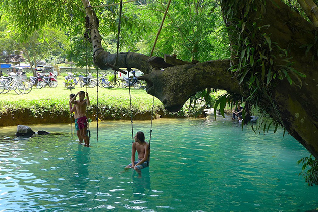 The Blue Lagoon vang vieng laos