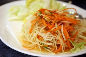 Green Papaya Salad Tam Mak Hoong laos food