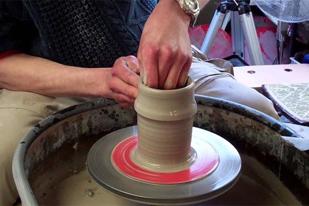 technique of pottery