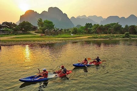 laos kayaking