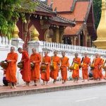 Alms-giving-ceremony-in-Luang-Prabang, Laos tours
