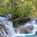 khuang - si waterfall, vacation in Laos