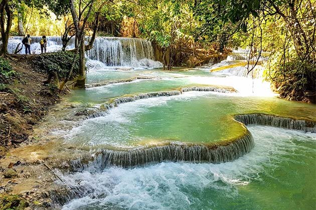 Kuang Si water fall, Laos Vacations 