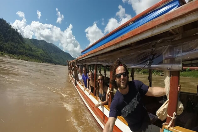 Boat in Luang Prabang Tours