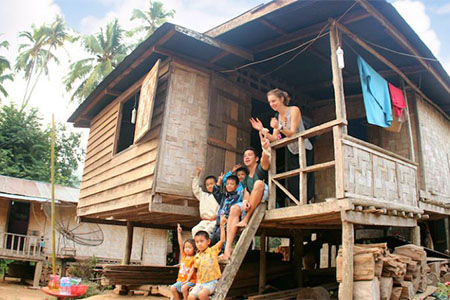 homestay in Laos