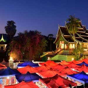 Luang Prabang Market, tour in Laos