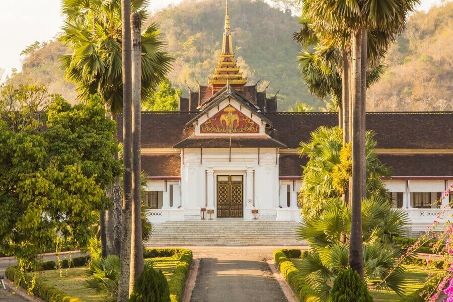 Royal Palace in Luang Prabang Laos