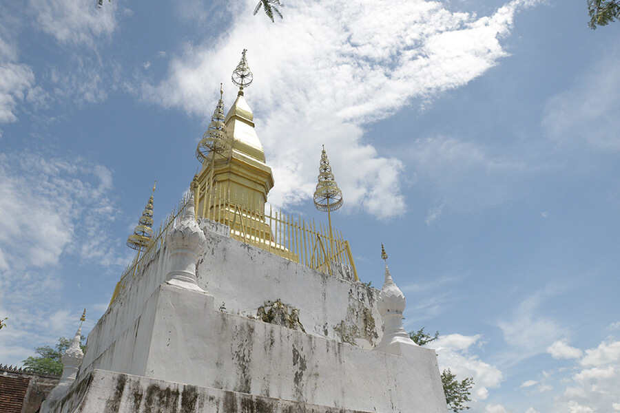 Wat Xieng Thong on top of Phousi mount