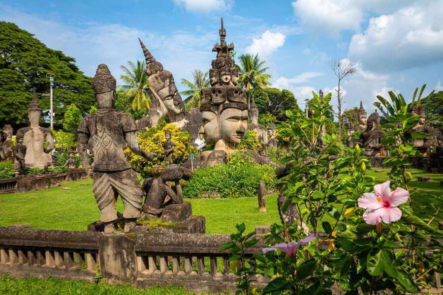 Buddha Park in Vientiane, Laos