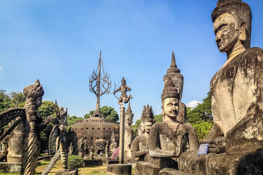 Monumental Statues in Buddha Park