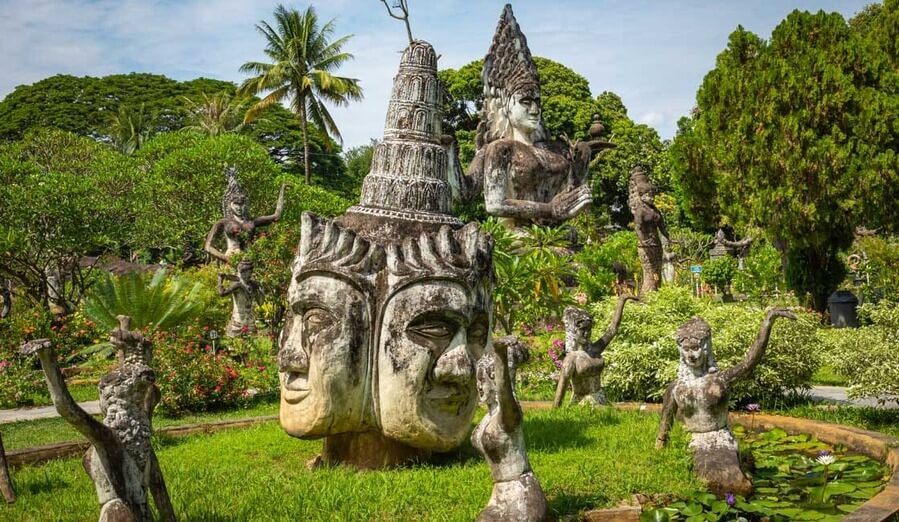 Buddha Park in Vientiane, Laos