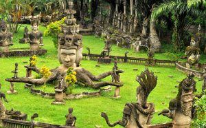 Buddha Park in Vientiane, Laos