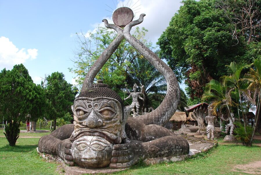 Mythical Beasts in Buddha Park
