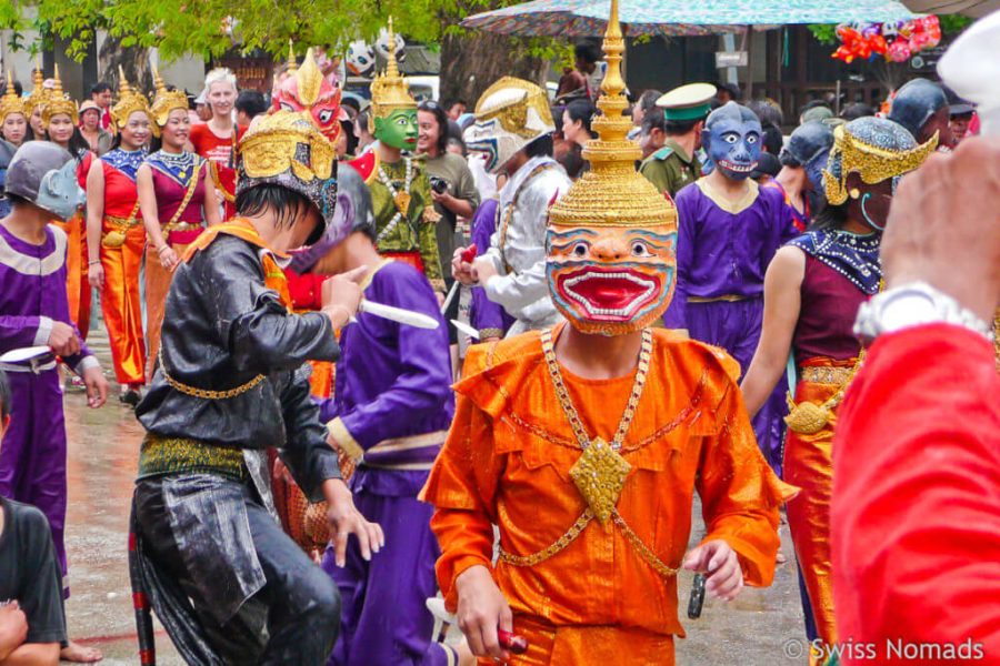 Pi Mai Lao (New Year Celebration) in Luang Prabang