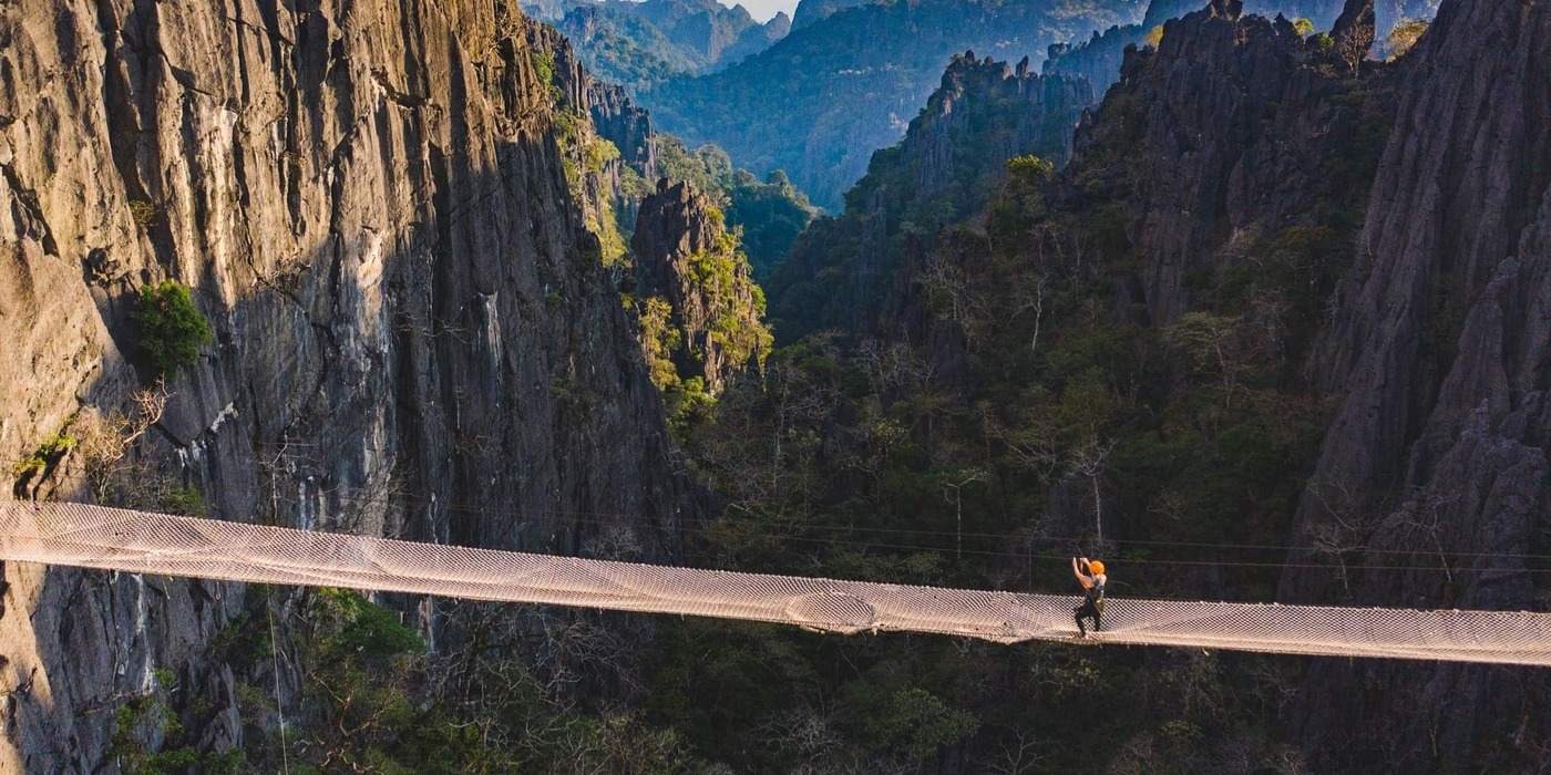 the rock view of laos tour package